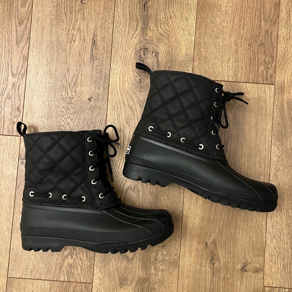 Sperry Top Sider Gosling Quilted Duck Boots Waterproof STS83693 Women's 8 - Picture 3 of 9